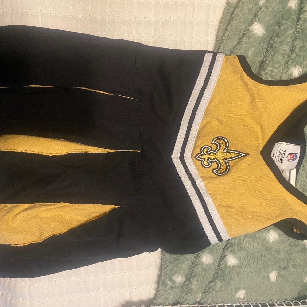 4T New Orleans Saints cheerleader dress
